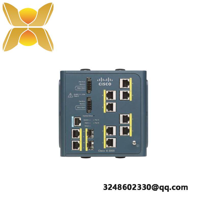 CISCO IE-3000-8TC INDUSTRIAL ETHERNET SWITCH