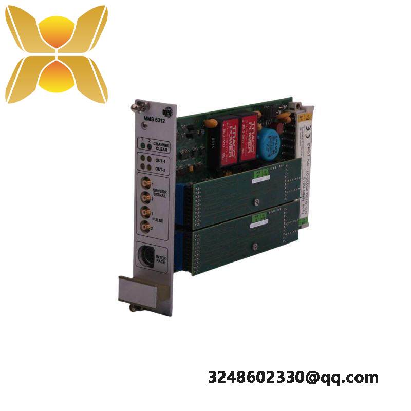 Emerson MMS6312 Dual Channel Rotational Speed Monitor