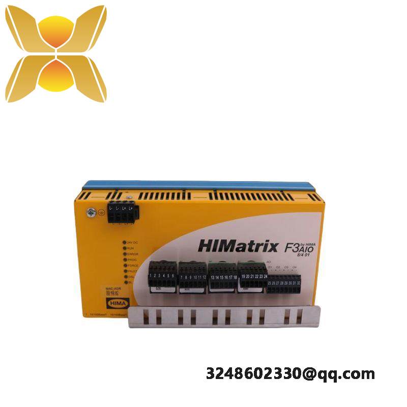HIMA F3 AIO 8/4 01 F3AIO8/401 HIMatrix Safety-Related Controller