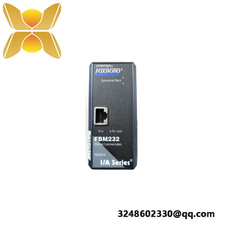 FOXBORO FBM232 Mbps Ethernet, Single