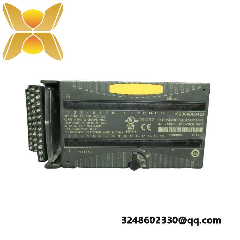 GE IC200MDD842J Mixed 24VDC Output ESCP 16 Pt Input Module