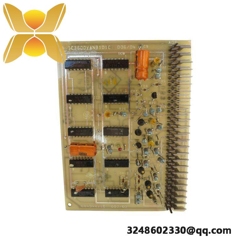 GE IC3600VANB1D1C Control PLC Annunciator Board
