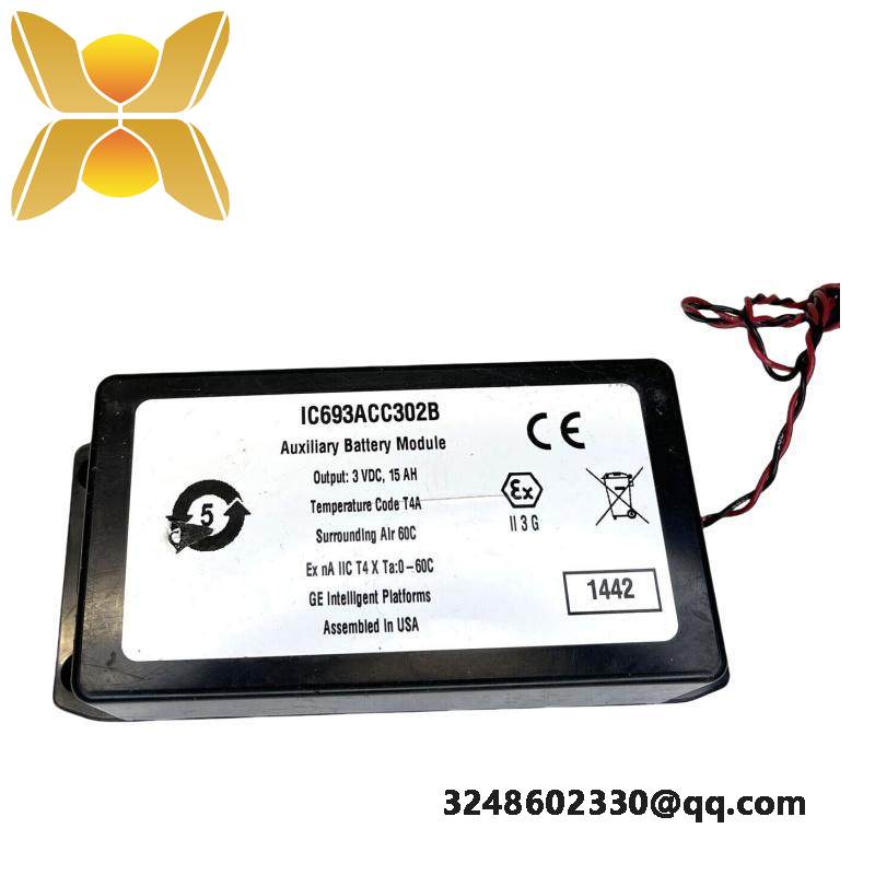 GE IC693ACC302B Auxiliary Smart Battery Module