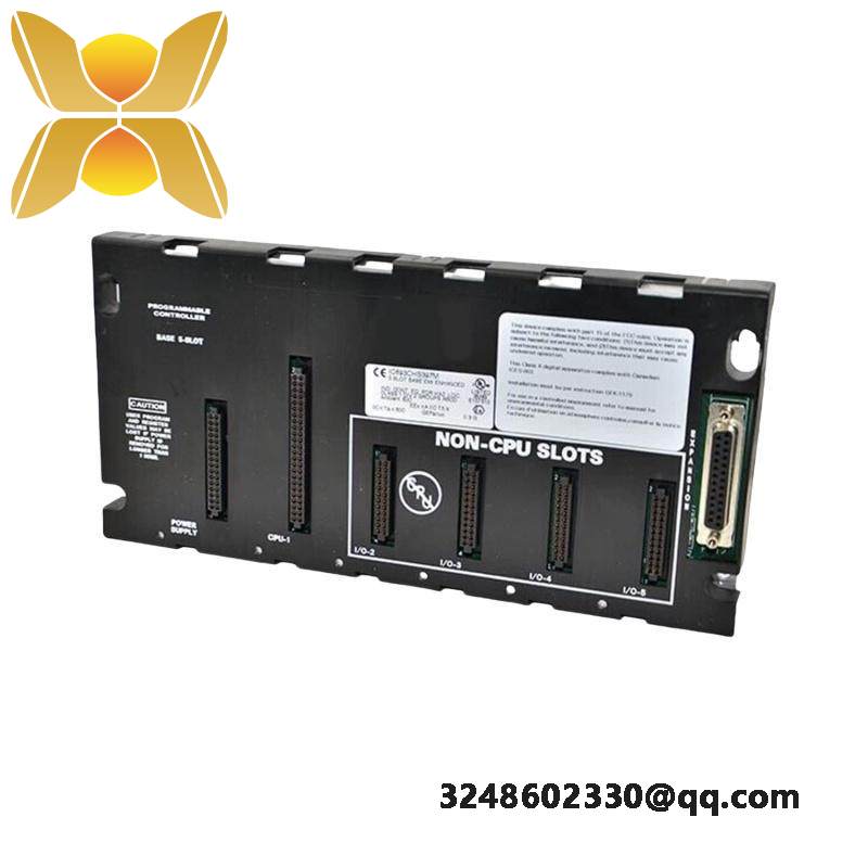 GE IC693CHS397 5-slot modular CPU baseplate