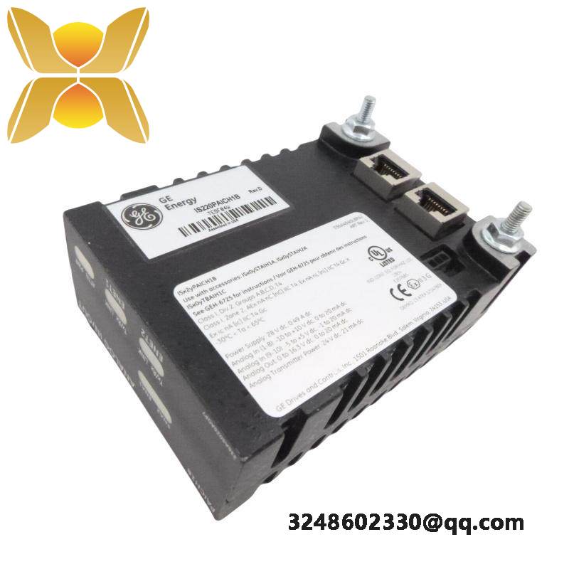 GE IS220PAICH1B 10 analog input and 2 analog outputs