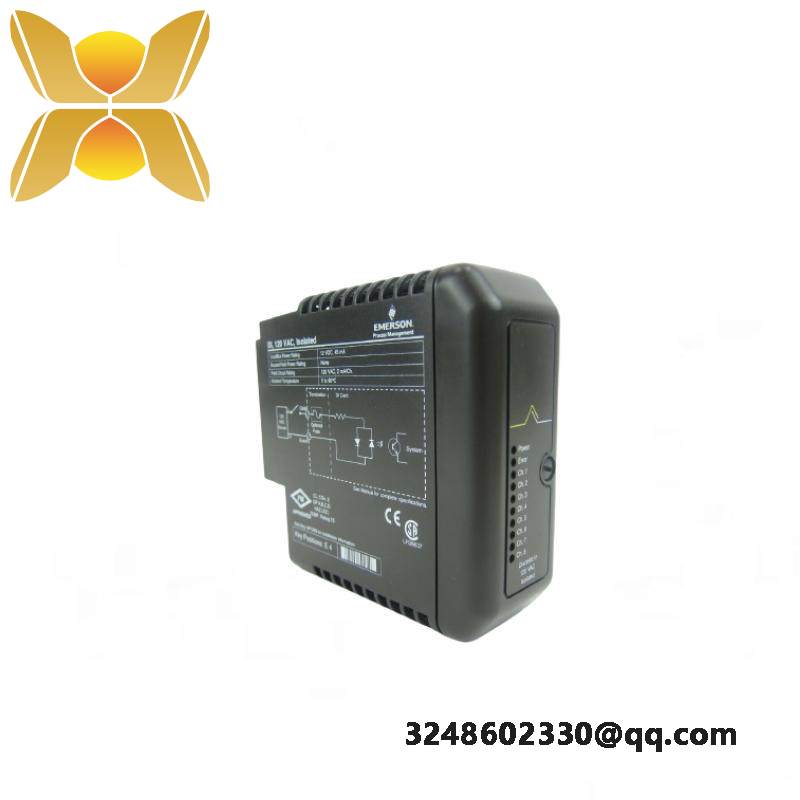 Emerson KJ3001X1-BC1 12P0551X132 VE4001S3T1B1 Discrete Input Module