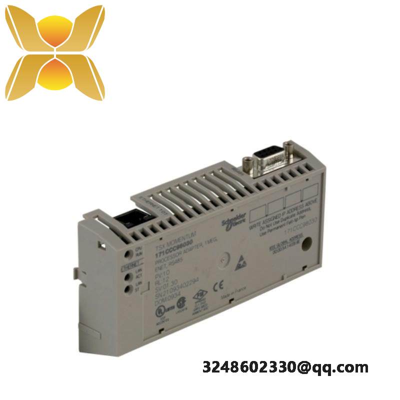 Schneider 171CCC98030 PROCESSOR MODULE W/ ETHERNET