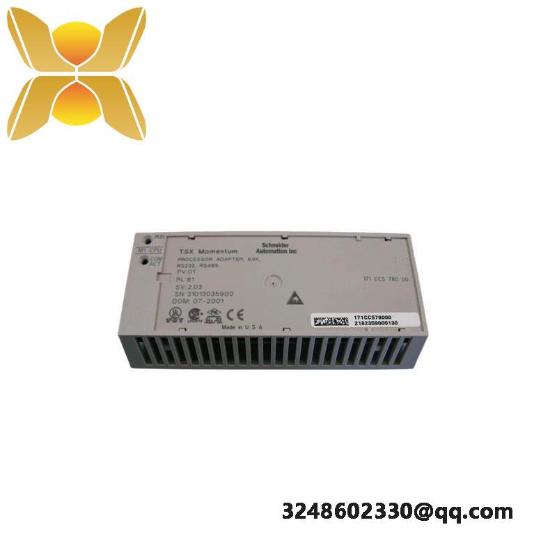 Schneider 171CCS78000 PROCESSOR ADAPTER MODULE