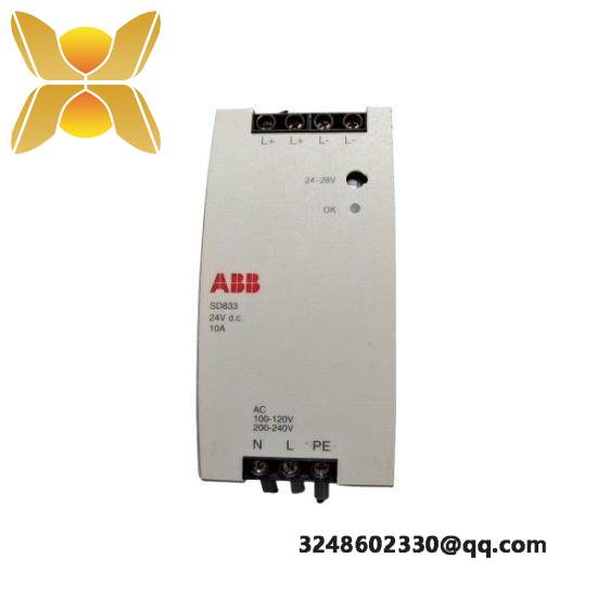 SD833 3BSC610066R1 Power Supply ABB
