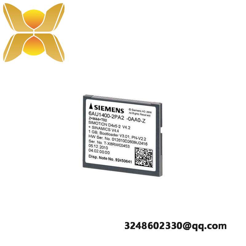 SIEMENS 6AU1400-2PA02-0AA0 1 GB Compact Flash Card