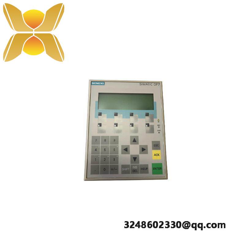 SIEMENS 6AV3607-1JC20-0AX1 OPERATOR INTERFACE