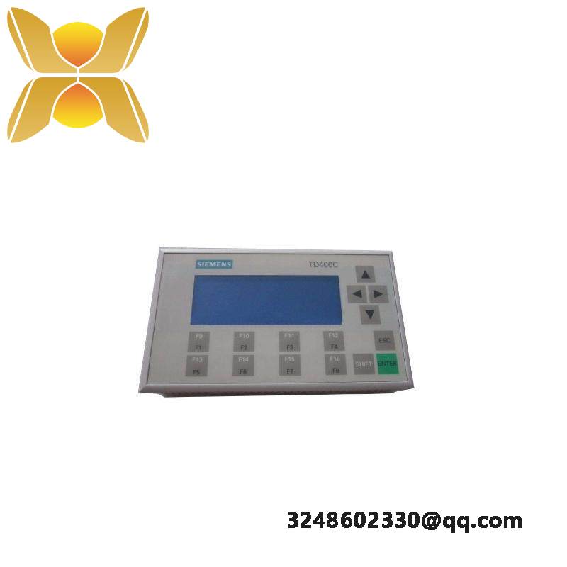 SIEMENS 6AV6640-0AA00-0AX0 TD400C text display