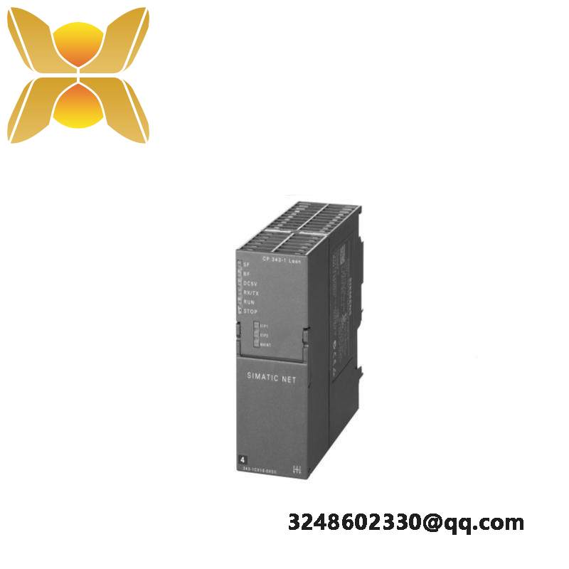 SIEMENS 6ES7343-1CX10-0XE0 CP 343-1 LEAN COMMUNICATION PROCESSOR