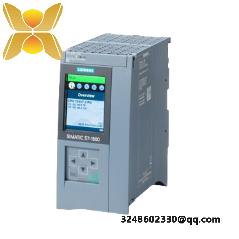 SIEMENS 6ES7515-2TN03-0AB0 central processing unit with 1.5 MB work memory.