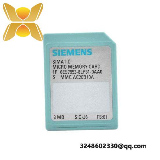 Siemens 6ES7 953-8LP31-0AA0 Memory Card