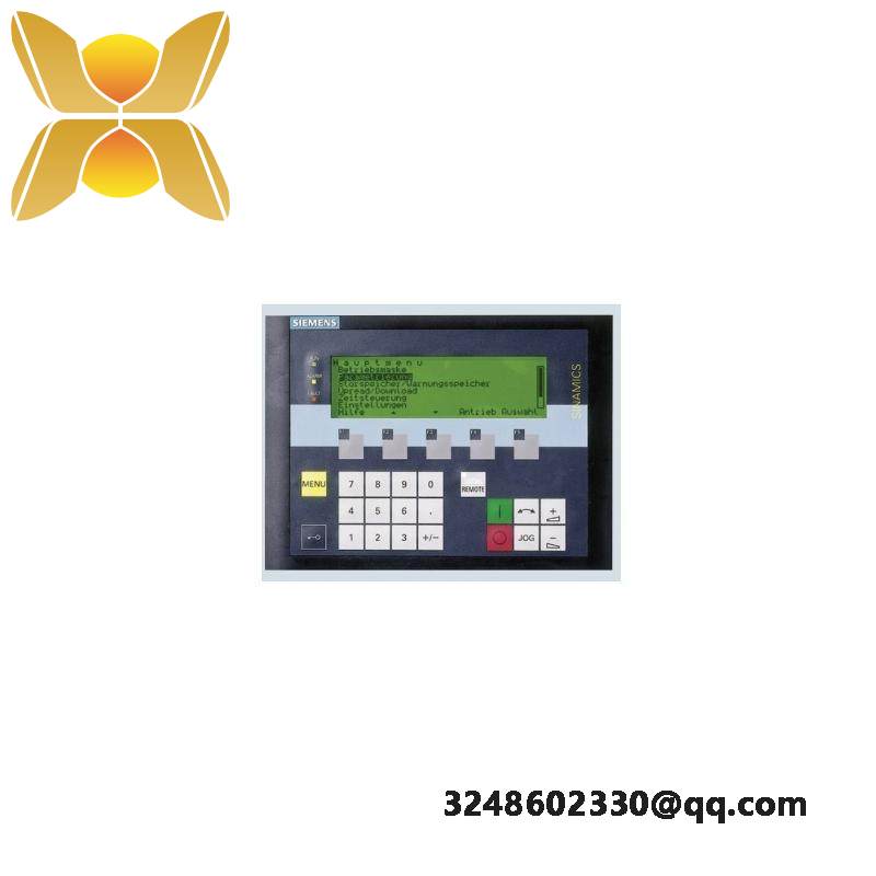 Siemens 6SL3055-0AA00-4CA5 Sinamics Operator Panel