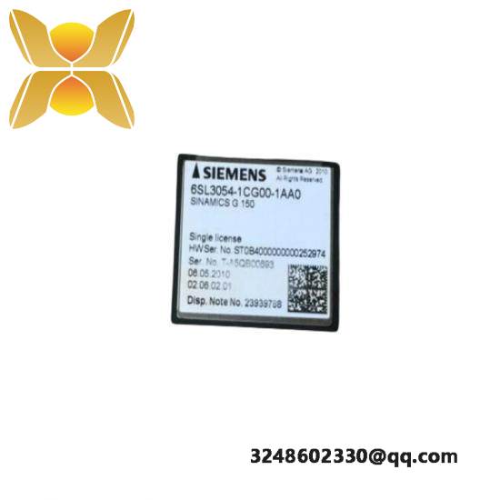 Siemens 6SL3 054-1CG00-1AA0 Compact Flash Card