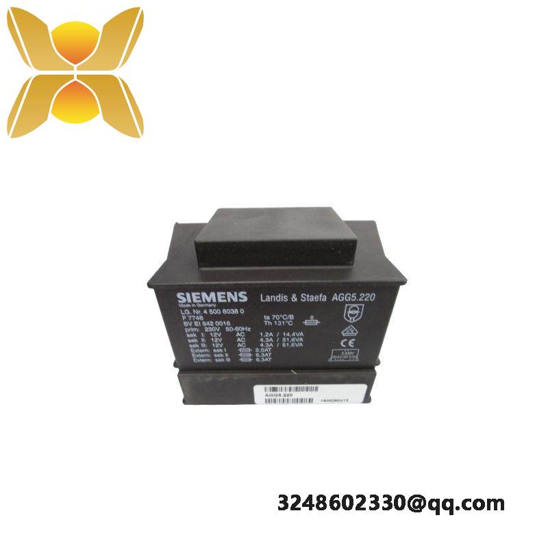 SIEMENS AGG5.220 Mains transformer, for LMV5 system