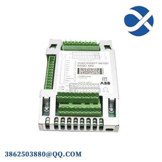 ABB DSQC652 3HAC025917-001/01 I/O Unit