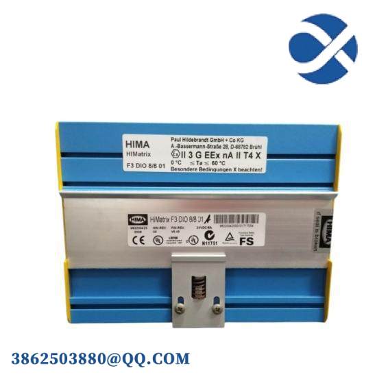 Hima F3 DIO 8/8 01  Hiamtrix F3 DIO 8/8 01 Control Module