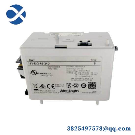 193-EIO-63-24D  193EIO6324D I/O Overload Control Module Relay