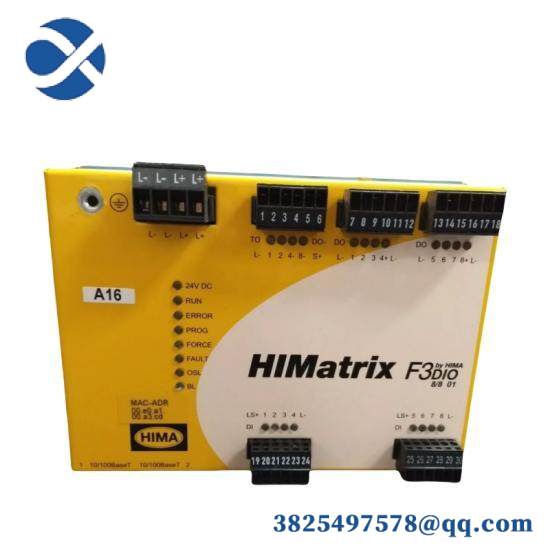 Hima F3 DIO 8/8 01  Hiamtrix F3 DIO 8/8 01 Control Module