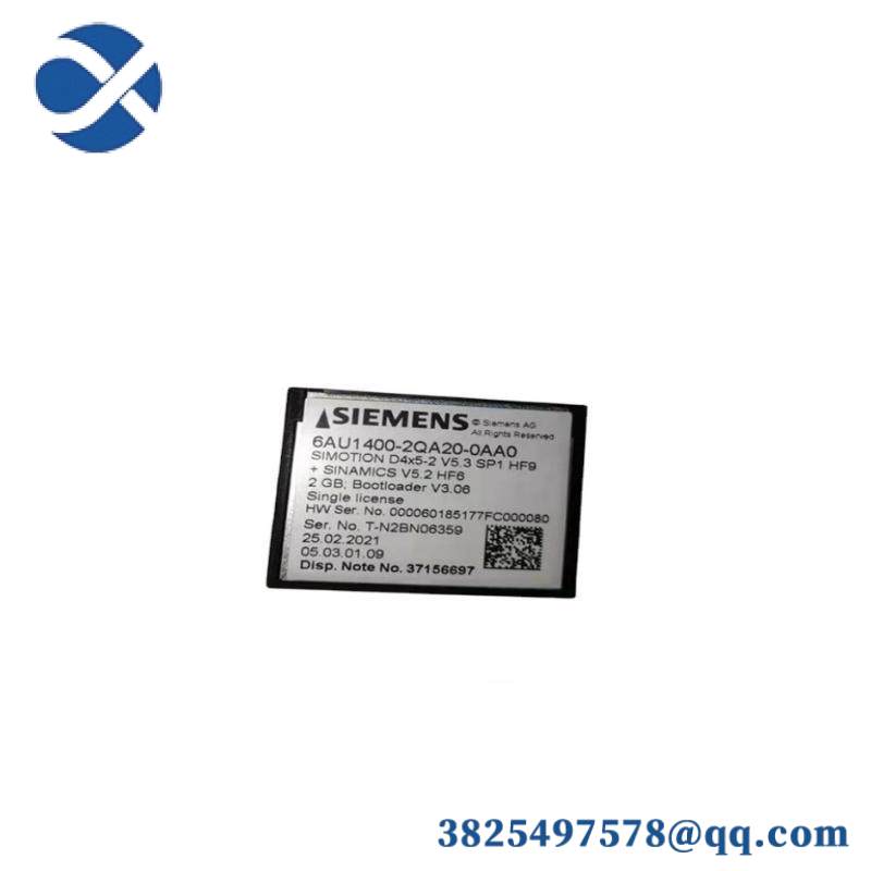 SIEMENS 6AU1400-2QA20-0AA0 Compact Flash Card