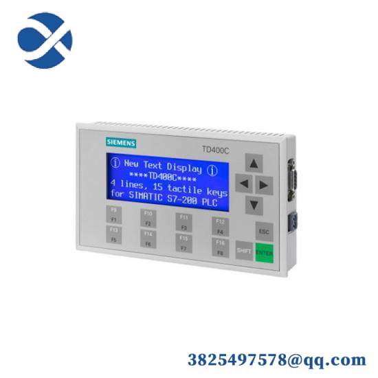 SIEMENS 6AV6 640-0AA00-0AX0 TD400C text display