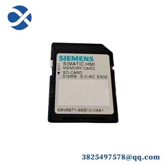 Siemens 6AV6 671-8XB10-0AX1 SIMATIC SD memory card