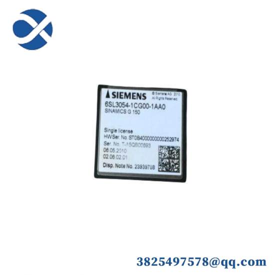 Siemens 6SL3 054-1CG00-1AA0 Compact Flash Card