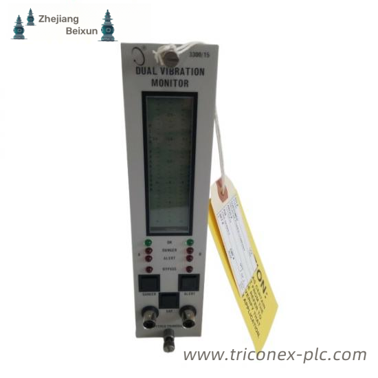 Bently Nevada 3300/15 Dual Vibration Monitor Module - triconex-plc.com