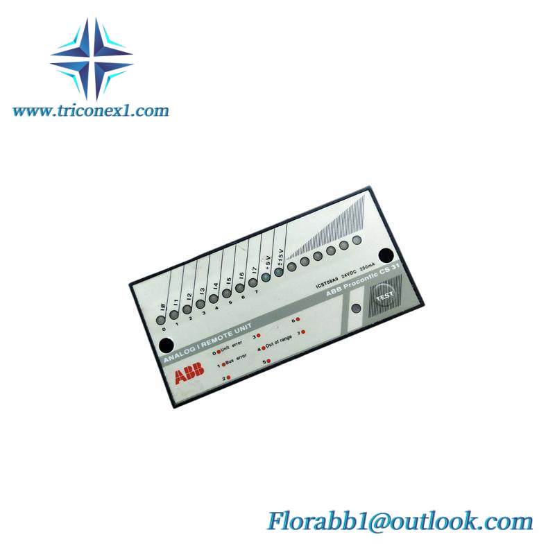 ABB ICST08A9 Remote Unit - Control System Integration - Triconex1 ...