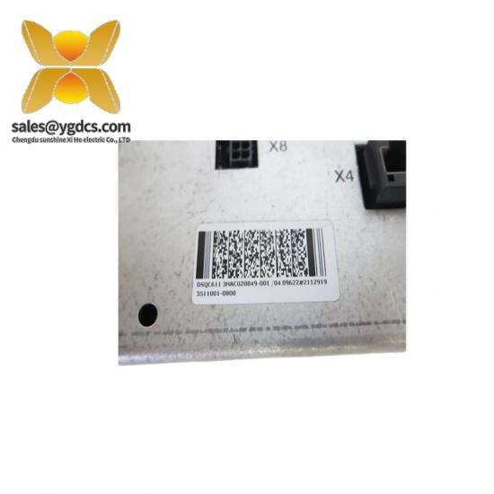 ABB ABB 3HAC020849-001 Contactor board Unit DCS MODULE
