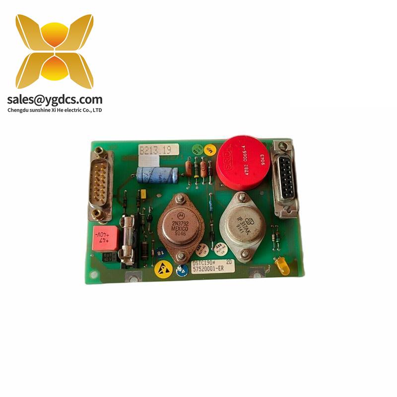 ABB ABB DSTC190 57520001-ER Communications Connection Unit