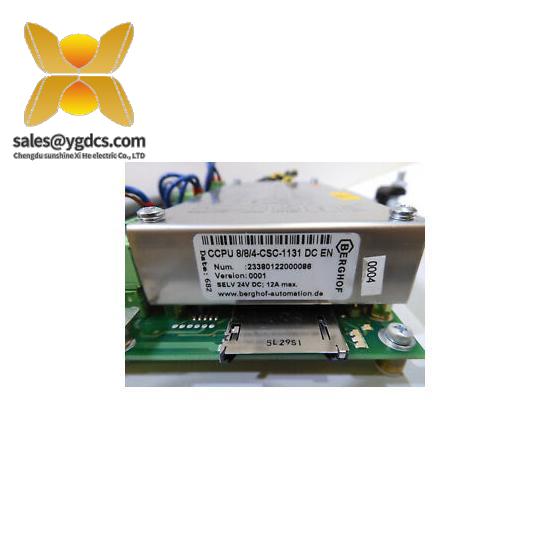 Others BERGHOF CCPU 8/8/4-CSC-1131 New