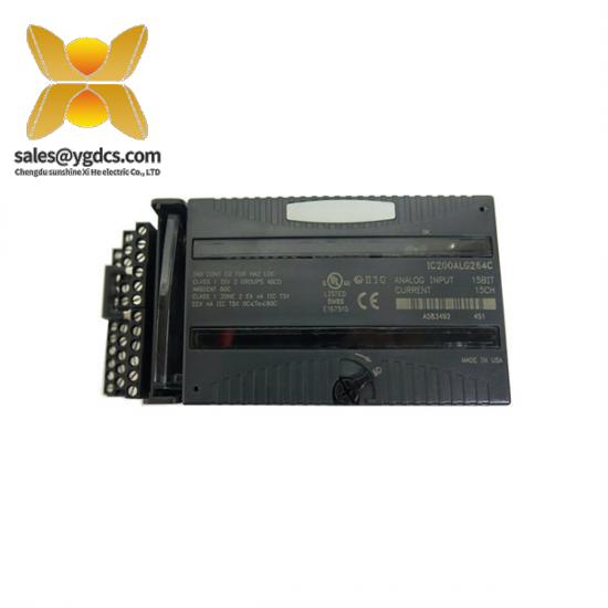 GE GE FANUC IC200ALG264H Analog Input Module