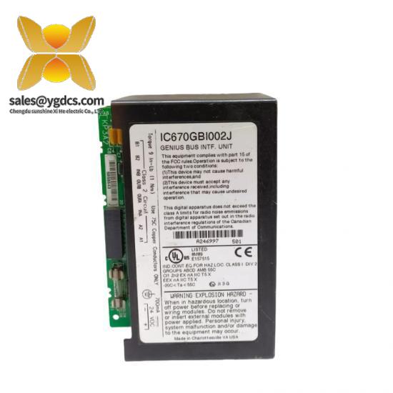 GE GE FANUC IC670GBI002J