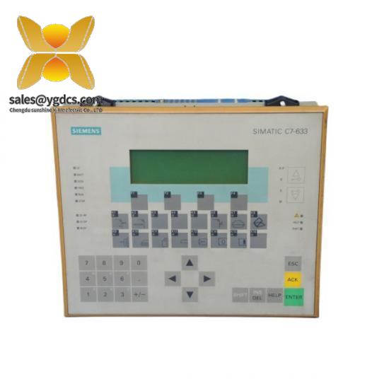 SIEMENS SIEMENS 6ES7633-2BF02-0AE3 C7-633DP Compact Display & Control Unit