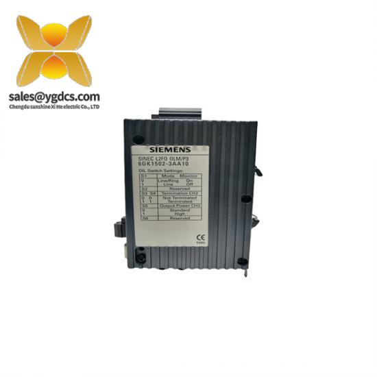 SIEMENS Siemens 6GK1502-3AA10 Optical Link Module
