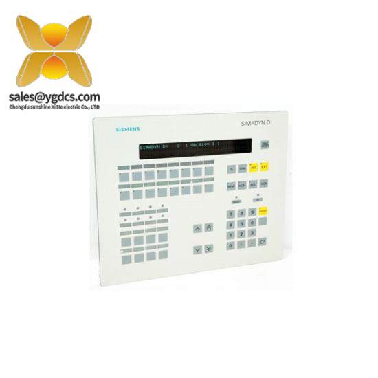SIEMENS SIEMENS 6DD1670-0AF0 Operator Panel