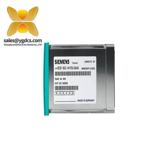 SIEMENS Siemens 6ES7952-1AS00-0AA0 RAM Memory Card