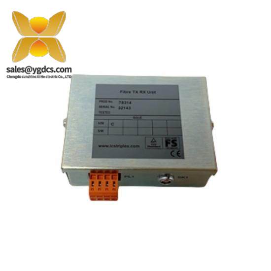 ICS TRIPLEX T8314  ICS Triplex  Trusted Fiber TX RX Unit