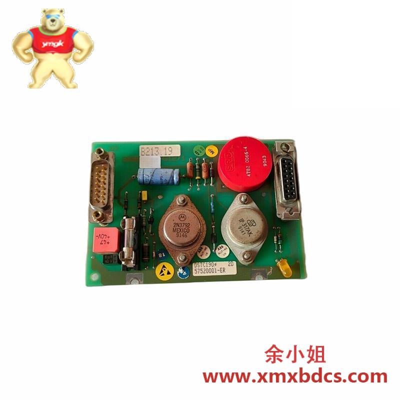 ABB ABB DSTC190 57520001-ER Communications Connection Unit