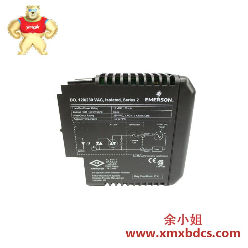 EMERSON Emerson KJ3209X1-BA1 12P3905X012 VE4002S2T1B1 OUTPUT MODULE