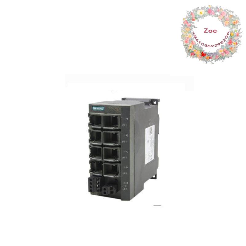 SIEMENS 6GK5208-0BA00-2AA3 Simatic PLC - SCALANCE X208 MANAGED IE SWITCH 8
