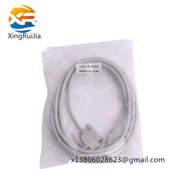 1761-CBL-PM02 8-Pin Mini DIN to 9-Pin D Shell RS232 Cable