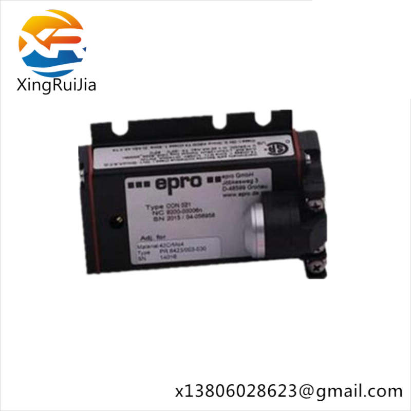 EMERSON A6125 Case Piezoelectric Vibration Monitor
