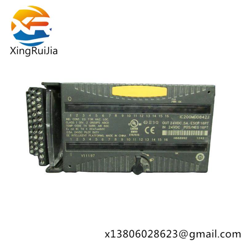 GE IC200MDD842J Mixed 24VDC Output ESCP 16 Pt Input Module