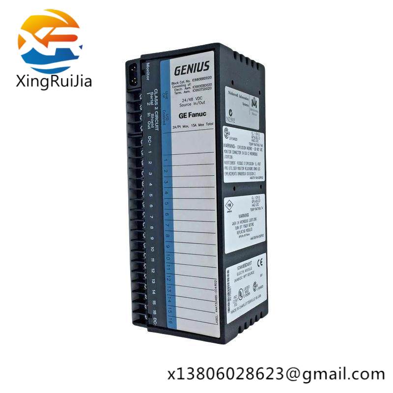 GE IC660BBD020 I/O Interface Block