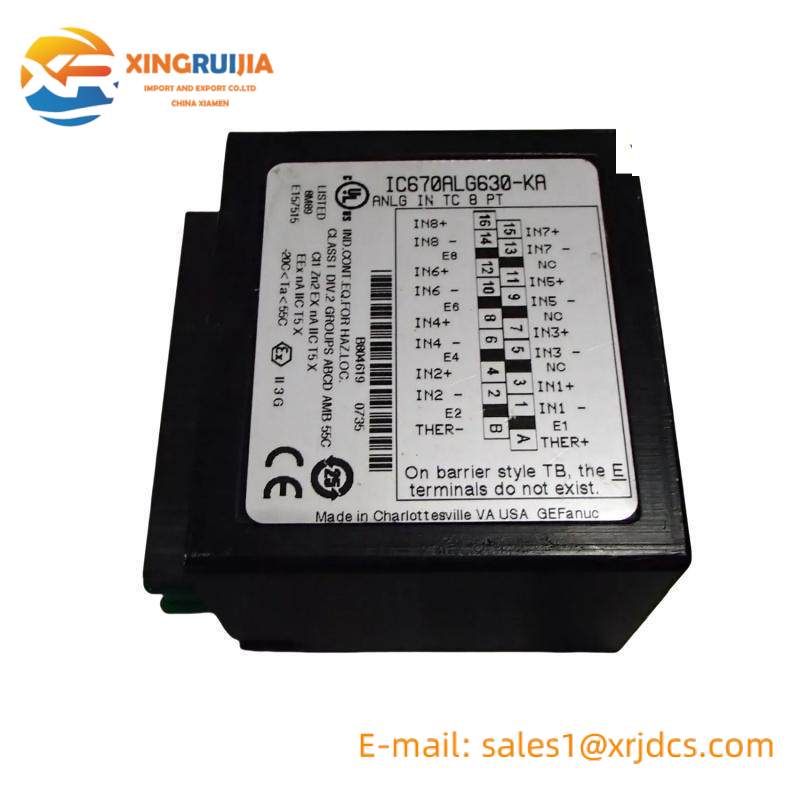 GE Fanuc IC670ALG630 Analog Input PLC Module